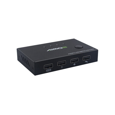 AIMOS USB Shared Switcher Printer Shared Switcher 4-port Multi-computer Share USB Keyboard Mouse 4 in 4 Switcher
AIMOS USB Shared Switcher Printer Shared Switcher 4-port Multi-computer Share USB Keyboard Mouse 4 in 4 Switcher