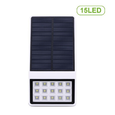 15 LEDs Solar Wall Lamp with Light Control Function Solar Powered Light IP65 Water-resistant Outdoor Lighting for Patio Pathway Ga
15 LEDs Solar Wall Lamp with Light Control Function Solar Powered Light IP65 Water-resistant Outdoor Lighting for Patio Pathway Ga