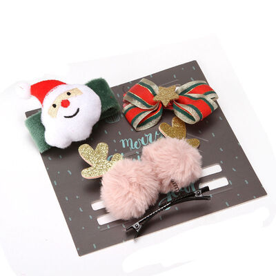 Toddler Baby Girls Christmas Cartoon Santa Claus Holiday Party Wristband 2pcs Hair Clip Headwear Accessories Sets for Children
Toddler Baby Girls Christmas Cartoon Santa Claus Holiday Party Wristband 2pcs Hair Clip Headwear Accessories Sets for Children