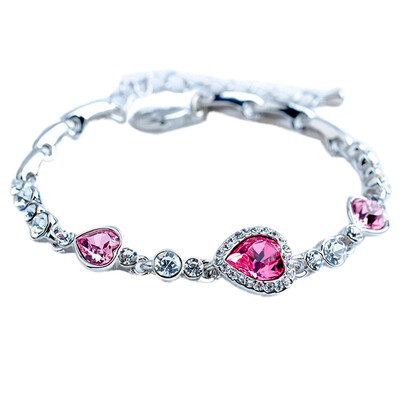 New Hottest Womens Ladies Crystal Rhinestone Bangle Ocean Blue Bracelet Chain Heart Jewelry
New Hottest Womens Ladies Crystal Rhinestone Bangle Ocean Blue Bracelet Chain Heart Jewelry