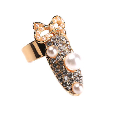 Women Elegant Bowknot Nail Ring Charm Crown Flower Crystal Finger Nail Rings Hot Items
Women Elegant Bowknot Nail Ring Charm Crown Flower Crystal Finger Nail Rings Hot Items