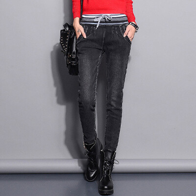 City Plus CITYPLUS 2017 Winter New Women&39s Artistic Elastic Band with Harlan Pants Gundam Plus Thickening Jeans CWKN179451 Black Gray 30
City Plus CITYPLUS 2017 Winter New Women&39s Artistic Elastic Band with Harlan Pants Gundam Plus Thickening Jeans CWKN179451 Black Gray 30