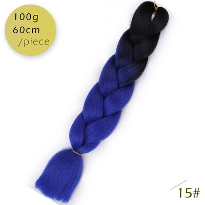 AISI HAIR 100gpcs 24inch Kanekalon Jumbo Braids Hair Ombre Two Tone Colored Synthetic Hair for Dolls Crochet Hair
AISI HAIR 100gpcs 24inch Kanekalon Jumbo Braids Hair Ombre Two Tone Colored Synthetic Hair for Dolls Crochet Hair