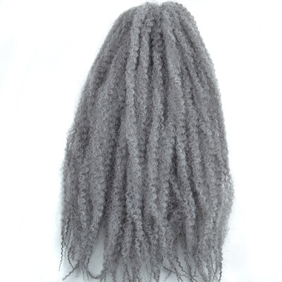 18 Afro Marley Braids Hair Crochet Braids Hair Curl Crochet Synthetic Braiding Hair 100gPiece Brown Black Purple Color
18 Afro Marley Braids Hair Crochet Braids Hair Curl Crochet Synthetic Braiding Hair 100gPiece Brown Black Purple Color