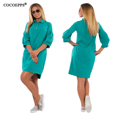 COCOEPPS Autumn Winter New women Dresses Casual Plus Size Loose Ladies Office Dress Big Size Three Quarter Blue Vestidos 5XL 6XL
COCOEPPS Autumn Winter New women Dresses Casual Plus Size Loose Ladies Office Dress Big Size Three Quarter Blue Vestidos 5XL 6XL