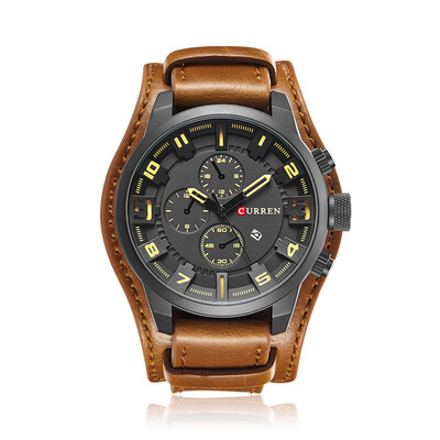 CURREN 8225 Quartz Fashion Watch Man Watch Top Brand Calendar Leather Strap Business Military Dual Display 30M Waterproof Wrist Wa
CURREN 8225 Quartz Fashion Watch Man Watch Top Brand Calendar Leather Strap Business Military Dual Display 30M Waterproof Wrist Wa