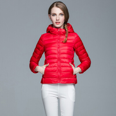 Plus Size S-3XL Ultra Light Winter Jacket 2017 Fashion Women Duck Down Coat Solid Color Hooded Zippers
Plus Size S-3XL Ultra Light Winter Jacket 2017 Fashion Women Duck Down Coat Solid Color Hooded Zippers