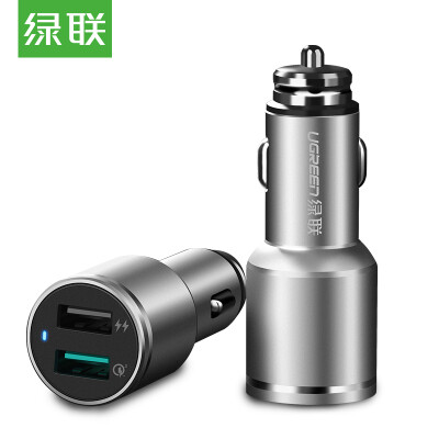 

Ugreen автомобильное зарядное устройство USB 2 порт Quick Charge 3.0 автомобиль-зарядное устройство 4.8A двойной быстрый автомобиль быстрое зарядное устройство