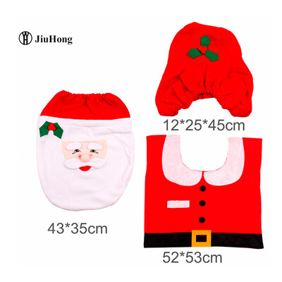 Cute gifts Merry Christmas Decorations for Home New Year Decoration Santa Claus Rug Toilet Seat Cover Bathroom Set
Cute gifts Merry Christmas Decorations for Home New Year Decoration Santa Claus Rug Toilet Seat Cover Bathroom Set