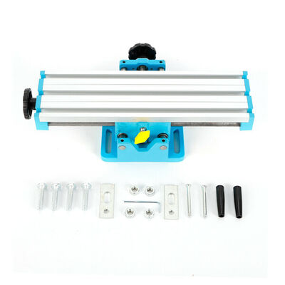 DR2015A Mini Milling Machine Bench Fixture Drilling Slide Table Worktable Cross Slide Table Drill Vise for Bench Drill Stand
DR2015A Mini Milling Machine Bench Fixture Drilling Slide Table Worktable Cross Slide Table Drill Vise for Bench Drill Stand