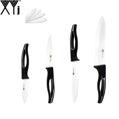 Top Grade Ceramic Knife Set 3" 4'' 5'' 6" Paring Utility Slicing Chef Black Handle Kitchen Knife Famous XYJ Brand Cooking Tools
Top Grade Ceramic Knife Set 3" 4'' 5'' 6" Paring Utility Slicing Chef Black Handle Kitchen Knife Famous XYJ Brand Cooking Tools