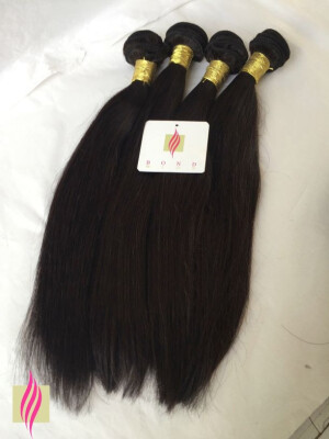 

Bond 16 inch 3 pcs/lot Brazilian Virgin Remy Hair Straight human hair weaves Straight Human Hair Extension