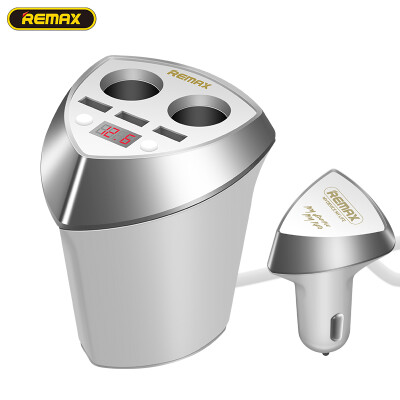 Ruiquan REMAX car charger car filling cup car cigarette lighter one for two CR-3XP one for three USB fast charging pressure monitoring independent switch white
Ruiquan REMAX car charger car filling cup car cigarette lighter one for two CR-3XP one for three USB fast charging pressure monitoring independent switch white