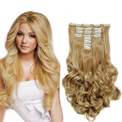AISIHAIR 16Colors Clip in Hair Extensions 8pcs/set 22inch 55 cm Long Wavy Heat Resistant Hairpiece
AISIHAIR 16Colors Clip in Hair Extensions 8pcs/set 22inch 55 cm Long Wavy Heat Resistant Hairpiece