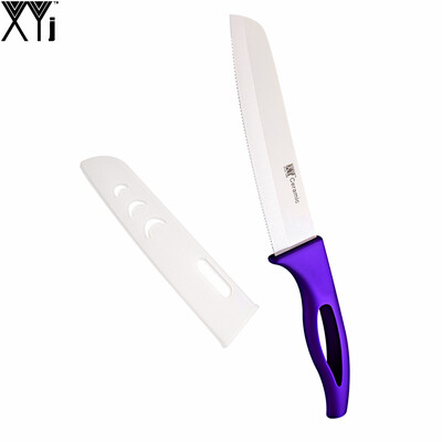 XYJ Brand Non Slip Handle Single 6" Bread Ceramic Knife High Quality Cooking Tools White Blade Serrated Santoku Kitchen Knife
XYJ Brand Non Slip Handle Single 6" Bread Ceramic Knife High Quality Cooking Tools White Blade Serrated Santoku Kitchen Knife
