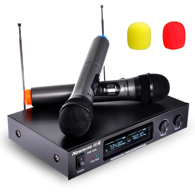 Newman (Newmine) DM-669 wireless microphone microphone computer K song conference one drag two wireless microphone
Newman (Newmine) DM-669 wireless microphone microphone computer K song conference one drag two wireless microphone