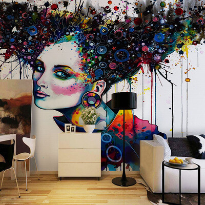 Modern Abstract Exaggeration Color Character Mural Photo Wallpaper Restaurant Clubs KTV Bar Personalized Customization 3D Fresco
Modern Abstract Exaggeration Color Character Mural Photo Wallpaper Restaurant Clubs KTV Bar Personalized Customization 3D Fresco