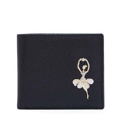 Boyatu wallet female first layer leather wallet elegant ballet two fold short ladies wallet 6075903 Athens black
Boyatu wallet female first layer leather wallet elegant ballet two fold short ladies wallet 6075903 Athens black