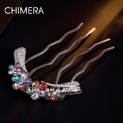 Chimera CHIMERA hair accessories headdress guard flower full drill detachable clip hair comb comb head hair color
Chimera CHIMERA hair accessories headdress guard flower full drill detachable clip hair comb comb head hair color