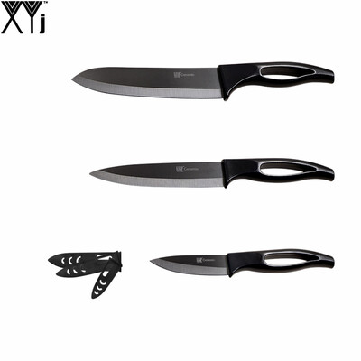 3'' Paring 5'' Slicing 6" Chef Ceramic Knife Set XYJ Corrosion Resistance Kitchen Knife Black Handle Top Ranking Cooking Tools
3'' Paring 5'' Slicing 6" Chef Ceramic Knife Set XYJ Corrosion Resistance Kitchen Knife Black Handle Top Ranking Cooking Tools