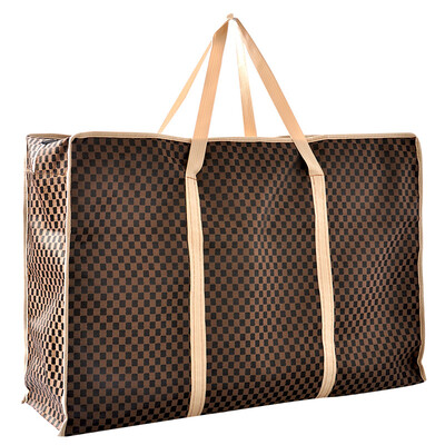 Shan Shili Oxford cloth moving bag thick waterproof luggage storage bag packing bag parcel large 705525 cm 
Shan Shili Oxford cloth moving bag thick waterproof luggage storage bag packing bag parcel large 705525 cm
