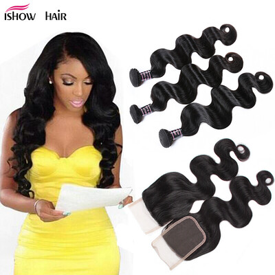 Brazilian Virgin Hair With Closure 3PCS Brazilian Body Wave Hair Bundles With 1PC Lace Closure 4x4 Part 100% Human Hair Weave
Brazilian Virgin Hair With Closure 3PCS Brazilian Body Wave Hair Bundles With 1PC Lace Closure 4x4 Part 100% Human Hair Weave