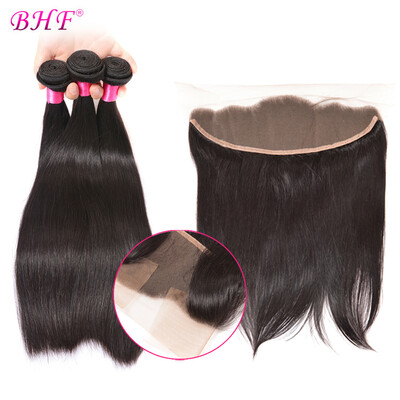BHF Hair 100 Human Hair Weave Brazilian 3 Bundles Straight Hair With Lace Frontal Closure 134 Frontal Natural Color Remy Hair
BHF Hair 100 Human Hair Weave Brazilian 3 Bundles Straight Hair With Lace Frontal Closure 134 Frontal Natural Color Remy Hair