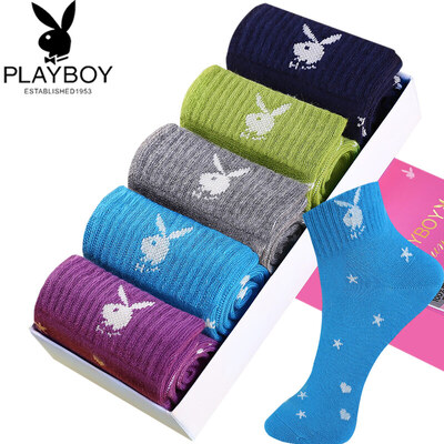 Playboy sports womens socks cotton thick socks female tube 2816-5 double color mixing
Playboy sports womens socks cotton thick socks female tube 2816-5 double color mixing