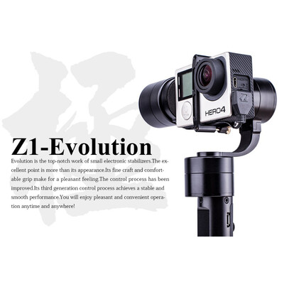 Zhiyun Z1-EVOLUTION EVO 3 Axis Handheld Stabilizer Brushless Gimbal for GoPro Hero 4 XiaoMi Yi SJ4000 SJ5000 Sport Cameras
Zhiyun Z1-EVOLUTION EVO 3 Axis Handheld Stabilizer Brushless Gimbal for GoPro Hero 4 XiaoMi Yi SJ4000 SJ5000 Sport Cameras