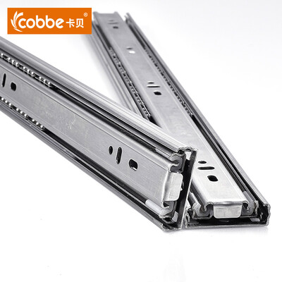 Kabe Cobbe stainless steel mute damping rail drawer track three-section rail thickening buffer rail 40CM16 inch
Kabe Cobbe stainless steel mute damping rail drawer track three-section rail thickening buffer rail 40CM16 inch