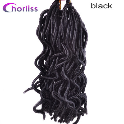 Chorliss 20inch FauxLocs Curly Crochet Braids Synthetic Crochet Hair Extensions Pure Color Braiding Hair Bundles 100gpack 1pc
Chorliss 20inch FauxLocs Curly Crochet Braids Synthetic Crochet Hair Extensions Pure Color Braiding Hair Bundles 100gpack 1pc