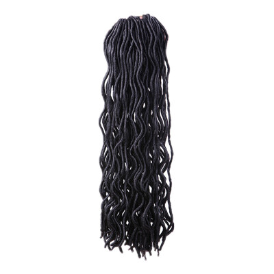 20" Faux Locs Curly Crochet Hair 24 Roots Synthetic Crochet Braids Hair Extensions Pure Color Crochet Braiding Hair
20" Faux Locs Curly Crochet Hair 24 Roots Synthetic Crochet Braids Hair Extensions Pure Color Crochet Braiding Hair