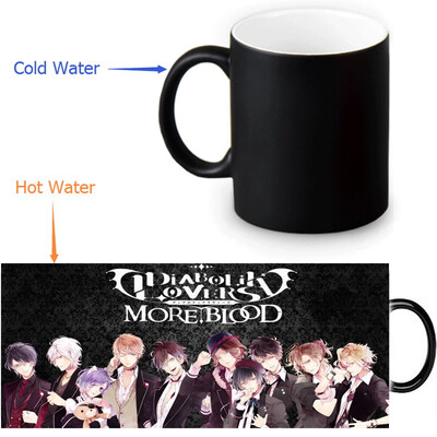DIABOLIK LOVERS 350ml12oz Heat Reveal Mug Color Change Coffee Cup Sensitive Morphing Mugs Magic Mug Milk Tea Cups
DIABOLIK LOVERS 350ml12oz Heat Reveal Mug Color Change Coffee Cup Sensitive Morphing Mugs Magic Mug Milk Tea Cups