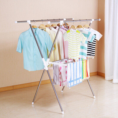 Mercure residential floor-standing drying rack multi-function retractable X-type towel rack MJ-0203D
Mercure residential floor-standing drying rack multi-function retractable X-type towel rack MJ-0203D