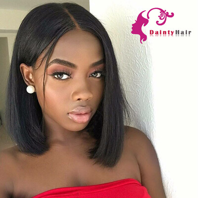 8A Short Bob Style Lace Front Wig Human Hair Straight Peruvian Virgin Hair Wigs For Black Women Bleached Knots With Baby Hair
8A Short Bob Style Lace Front Wig Human Hair Straight Peruvian Virgin Hair Wigs For Black Women Bleached Knots With Baby Hair