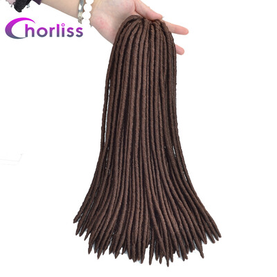 Chorliss 18Faux Locs Crochet Braids Hair Synthetic Braiding Hair Extensions 24 Strandspack 100 gpack Purple Brown Bule Color
Chorliss 18Faux Locs Crochet Braids Hair Synthetic Braiding Hair Extensions 24 Strandspack 100 gpack Purple Brown Bule Color