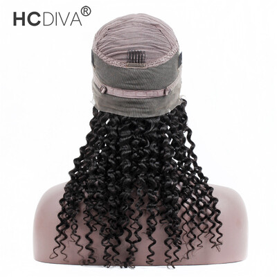 360 Lace Frontal Wig Kinky Curly 150% Density Lace Front Human Hair Wigs Pre Plucked With Baby Hair Curly For Black Women HCDIVA
360 Lace Frontal Wig Kinky Curly 150% Density Lace Front Human Hair Wigs Pre Plucked With Baby Hair Curly For Black Women HCDIVA