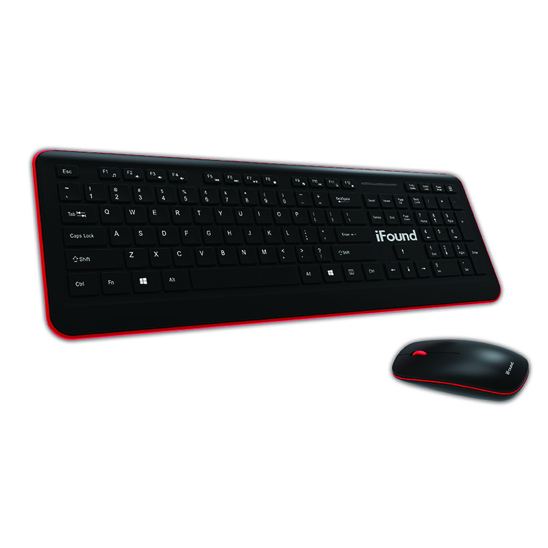 Founder iFound W6201 wireless mouse&keyboard set film keyboard wireless chocolate mouse&keyboard set computer keyboard desktop black&red
Founder iFound W6201 wireless mouse&keyboard set film keyboard wireless chocolate mouse&keyboard set computer keyboard desktop black&red