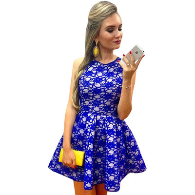 Lovaru ™New 2015 fashion Dress Summer Blue Cute Lace Sleeveless Dress Mini Dress high quality party dress
Lovaru ™New 2015 fashion Dress Summer Blue Cute Lace Sleeveless Dress Mini Dress high quality party dress