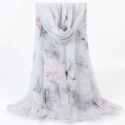 STORY Of SHANGHAI Silk Scarf Ladies FallWinter Casual Shawl Scarf Flowers Moonlight Night
STORY Of SHANGHAI Silk Scarf Ladies FallWinter Casual Shawl Scarf Flowers Moonlight Night