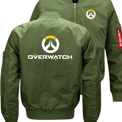 Overwatch OW Logo Bomber Flight Flying Jacket Winter thicken Warm Zipper Men Jackets Anime Mens Casual Coat
Overwatch OW Logo Bomber Flight Flying Jacket Winter thicken Warm Zipper Men Jackets Anime Mens Casual Coat