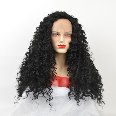 QianBaiHui Lace Front Wigs for African American Women Black Long Curly Hair Heat Resistant Synthetic Wig with Free Wig Cap
QianBaiHui Lace Front Wigs for African American Women Black Long Curly Hair Heat Resistant Synthetic Wig with Free Wig Cap