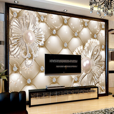 Custom Mural Wallpaper 3D Soft Pack Diamond Jewelry Flower Luxury Wall Paper Hotel Living Room TV Backdrop Murales De Pared 3D
Custom Mural Wallpaper 3D Soft Pack Diamond Jewelry Flower Luxury Wall Paper Hotel Living Room TV Backdrop Murales De Pared 3D