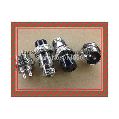 10pcs 2 Pin Male & Female Diameter 16mm Wire Panel Connector GX16 circular connector Socket Plug
10pcs 2 Pin Male & Female Diameter 16mm Wire Panel Connector GX16 circular connector Socket Plug