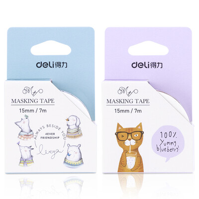 Deli deli cute pet family series 7m × 15mm PDA&paper tape color stationery tape color random HZ009
Deli deli cute pet family series 7m × 15mm PDA&paper tape color stationery tape color random HZ009