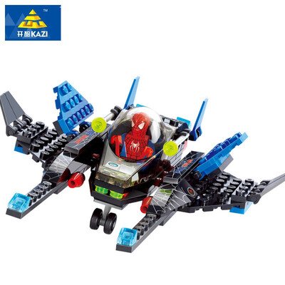 6002 KAZI 133Pcs Super Heroes Spiderman Fighter Model Building Blocks Enlighten DIY Figure Toys For Children
6002 KAZI 133Pcs Super Heroes Spiderman Fighter Model Building Blocks Enlighten DIY Figure Toys For Children