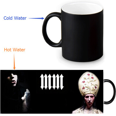 Marilyn Manson 350ml/12oz Heat Reveal Mug Color Change Coffee Cup Sensitive Morphing Mugs Magic Mug Milk Tea Cups
Marilyn Manson 350ml/12oz Heat Reveal Mug Color Change Coffee Cup Sensitive Morphing Mugs Magic Mug Milk Tea Cups