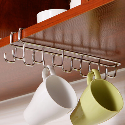 Ou Runzhe hook cup holder stainless steel seamless cabinet multifunctional under the hook 12 hook 3 Pack
Ou Runzhe hook cup holder stainless steel seamless cabinet multifunctional under the hook 12 hook 3 Pack