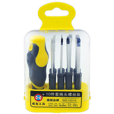 Wick Wico WK10010 10 piece screwdriver set change head screwdriver set screwdriver screwdriver screwdriver screwdriver
Wick Wico WK10010 10 piece screwdriver set change head screwdriver set screwdriver screwdriver screwdriver screwdriver