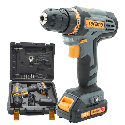 Takama 802012 12V lithium drill charging drill hand drill set electric screwdriver electric screwdriver multi-function electric batch
Takama 802012 12V lithium drill charging drill hand drill set electric screwdriver electric screwdriver multi-function electric batch